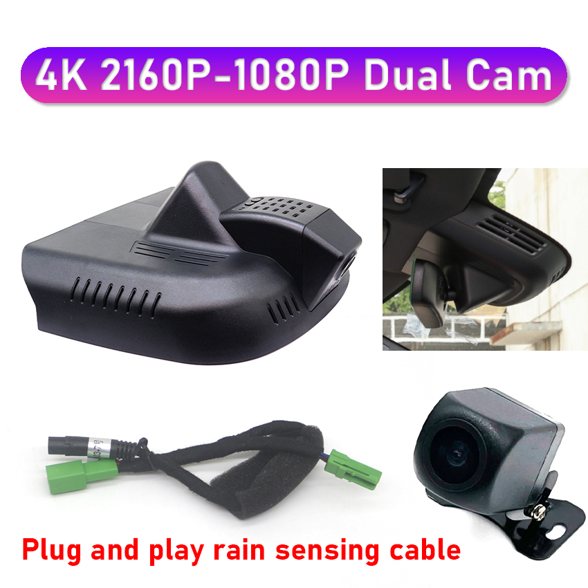 New! Car Driving Recorder Easy to install Dashcam For Volvo EX30 2024 2025 UHD 4K Car DVR Wifi Video Recorder Dash Cam Camera. 