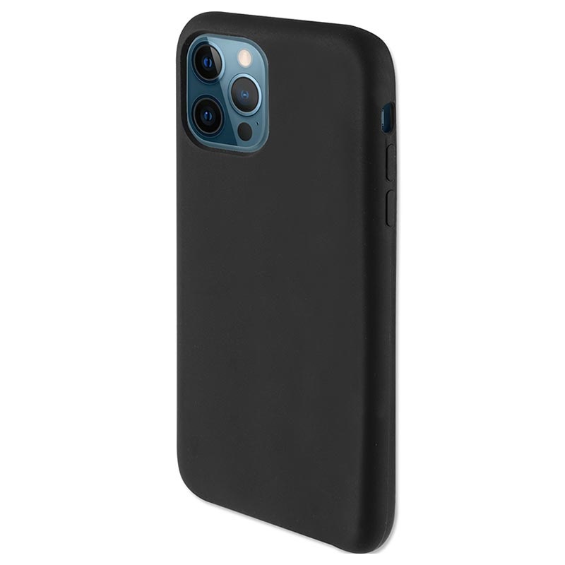 apple iphone 12 silicone case black