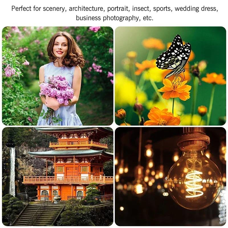 Lightdow 85mm F1.8 Medium Telephoto Portrait Lens for Canon R Ra RP R5 R5C R6 Mark II R7 R8 R10 R50 R100 Mirrorless Cameras. 