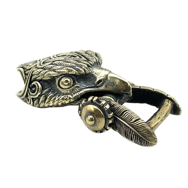 DIY Accessories for Bracelet Weaving Paracord Decorative Buckle Brass Eagle  Head