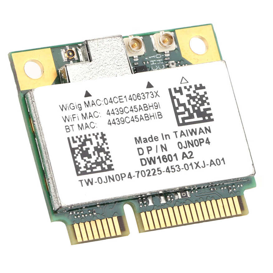Half Mini Wireless Card WiGig 802.11ad for Bluetooth4.0 Network QCA9005 DW1601. 