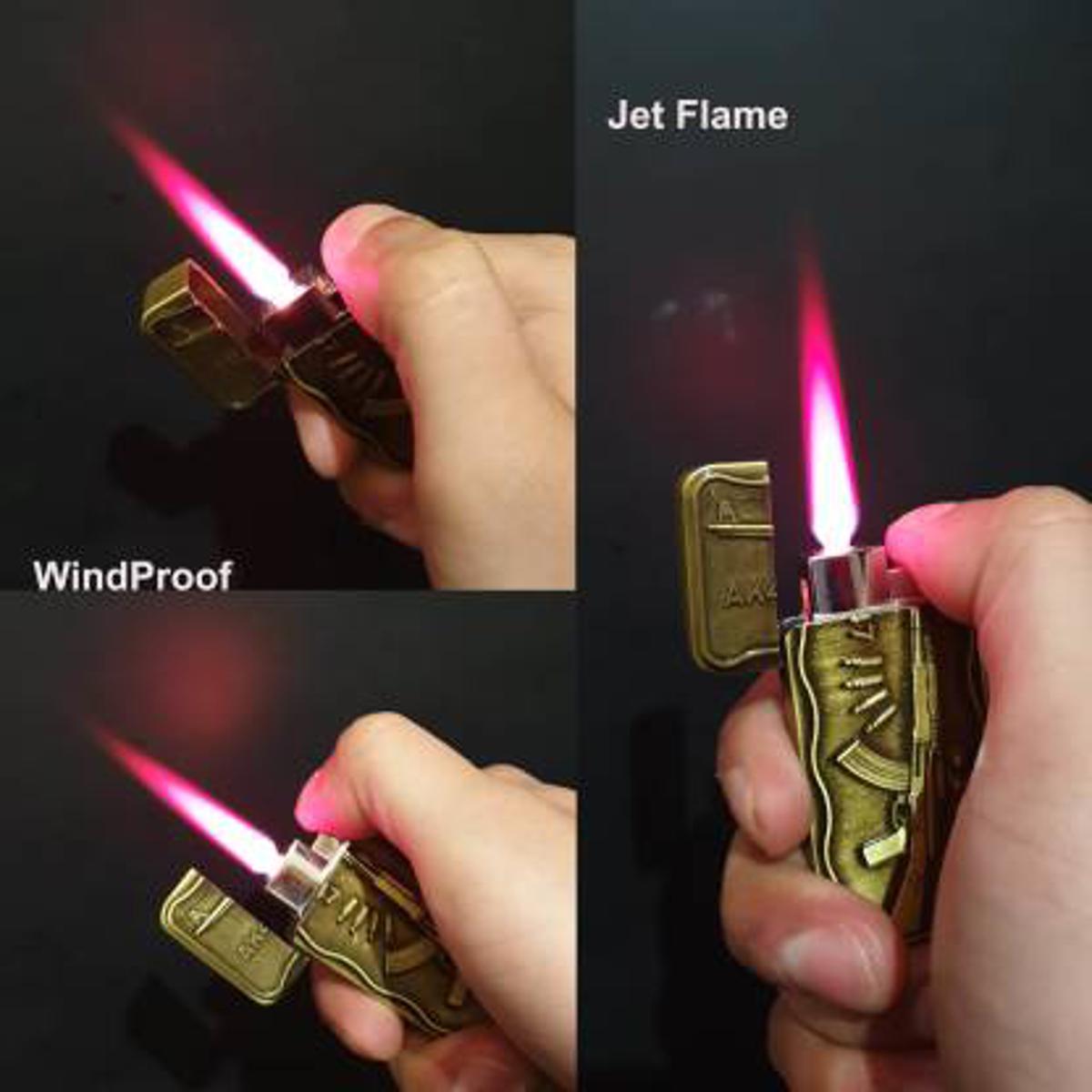 Windproof Jet Flame Pocket Lighter - Pocket Lighter