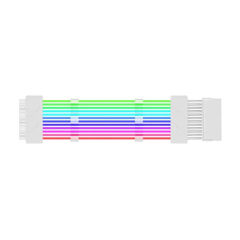 Jumpeak Computer 18AWG ARGB Sync PSU Power Supply Extension Cable Kit ATX 24PIN VGA GPU PCI-E 8PIN 6Pin RGB PC Module Cables. 