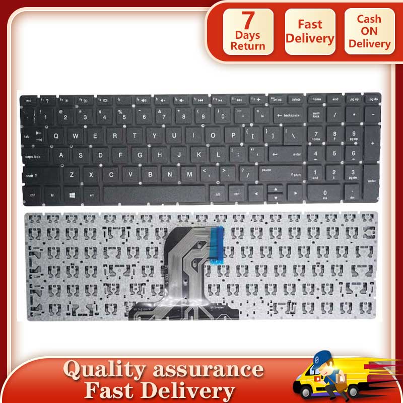Laptop Keyboard For HP TPN-C125 C126 250 G4 255 256G4 15-AC AY 15Q-AJ Notebook. 