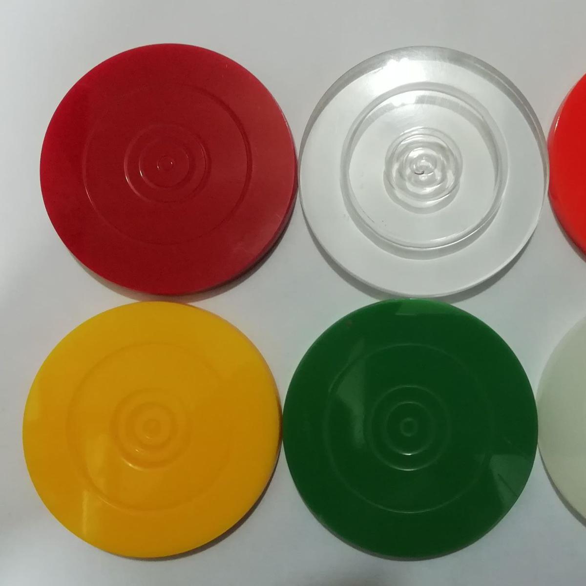 Indian Carrom Stick 2.75'' - Multi color - 1 pc