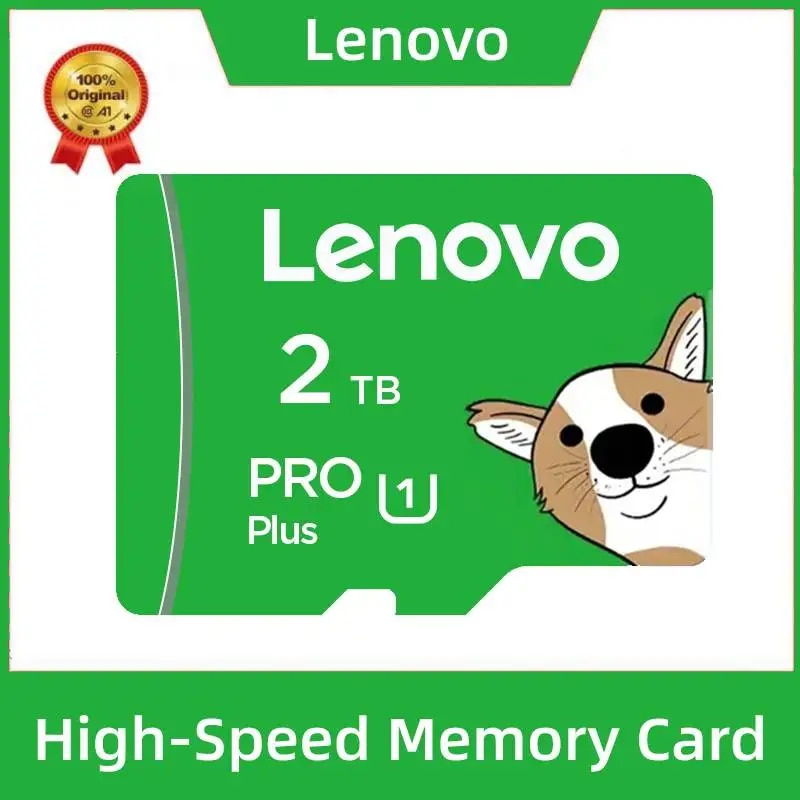 Lenovo Micro SD Card 2/1TB Memory Card 1TB Class 10 Micro TF A1 High Speed Flash TF Cards 512GB 256GB C10 For Mobile Phone