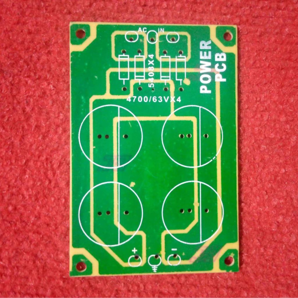 EMPTY Board 4 Capacitor BLANK Board Filter Circuit For 4700uf 63V 4 Capacitor Board INDIAN PCB Transformer Filter Empty Circuit Board Adapters 4 Capacitor Filter Circuit 4700uf 63V Capacitors. 