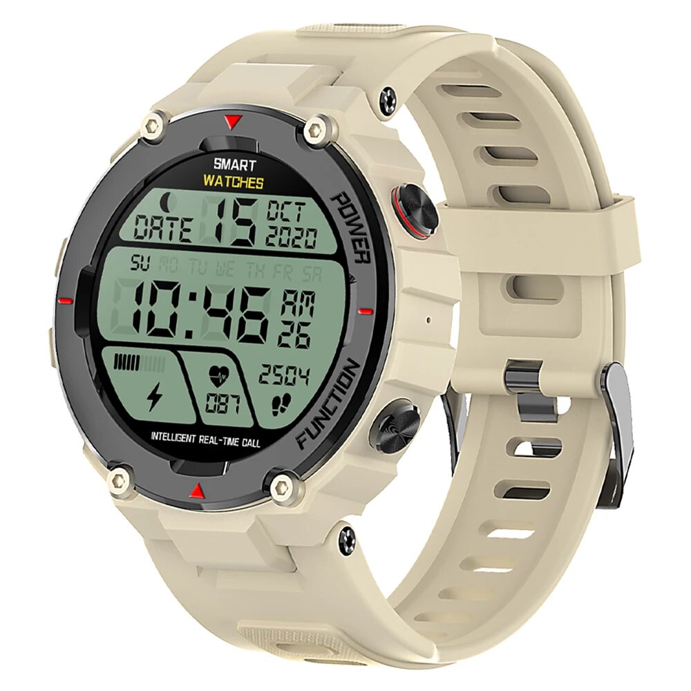 JOEME F26 Bluetooth Call Men Outdoor Military Sport Smart Watch 320mAh Long Standby Heart Rate Blood Pressure Monitor Smartwatch. 