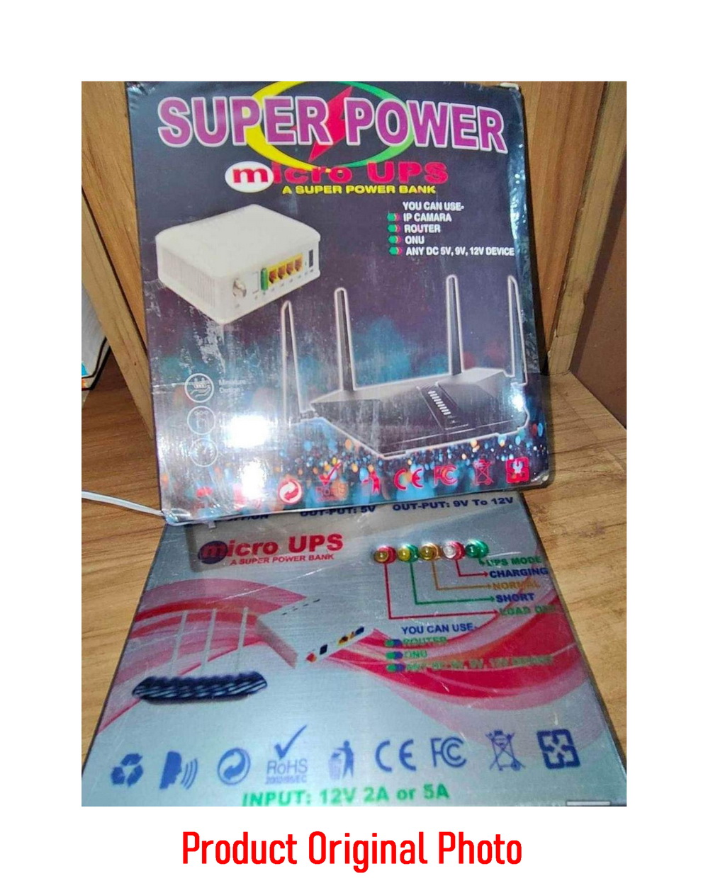 Micro Ups For Router And Onu Long Backup - Ensure Uninterrupted Power Supply For Essential Devices. 