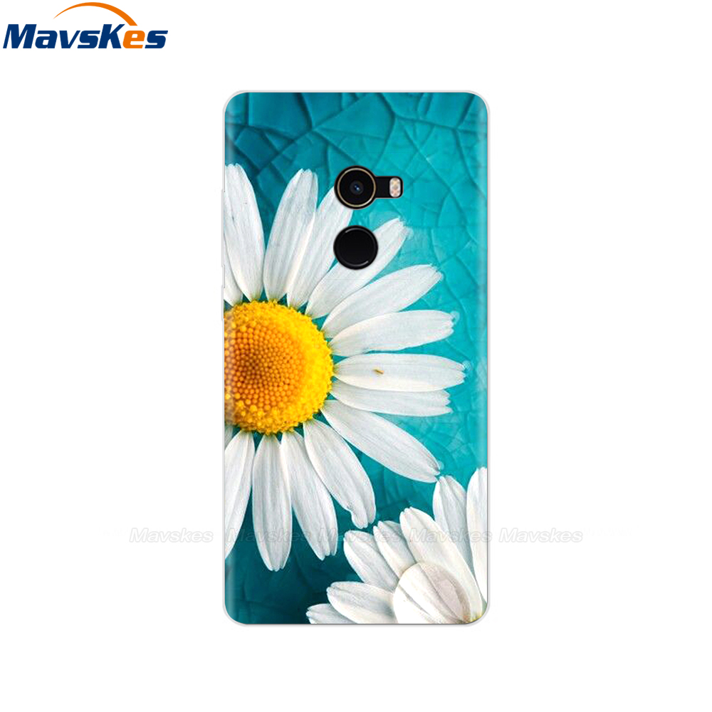 Silicone Cover For Xiaomi Mi Mix 2 Case Mi Mix 2S Back Cover For Xiaomi Mi Mix 2 5.99 Phone Cases Shell Coque Etui Bumper Capa. 