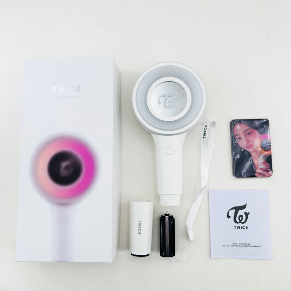 Qiunery Twice Candybong Infinity Ver.3 Lightstick Battery Powered CANDY BONG Lollipop Concert Light Stick Lamp Fans Collection. 