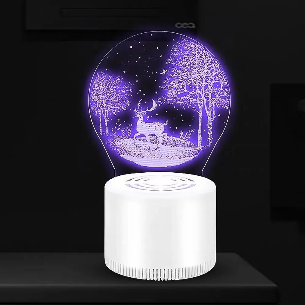 USB Power Mosquito Killer Lamp LED Trap Pest Insect Zapper Lamp UV Night for Mosquitos Fly Electric Repellent Control DeviceHous