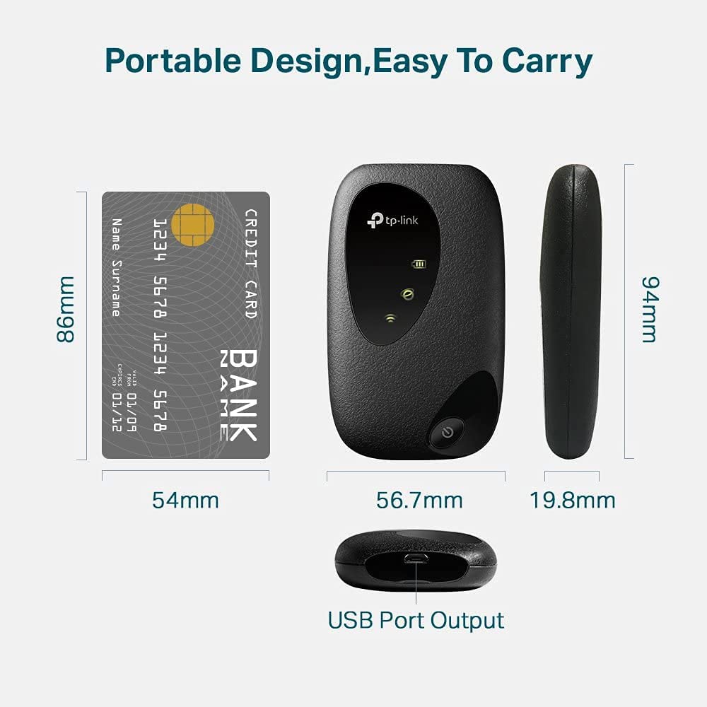 TP-Link M7000 4g lte mifi mobile wi-fi pocket router. 