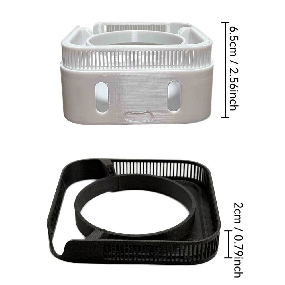 New Dustproof Host Base Heightening Anti-Slip Heat Dissipation Bracket 3D Printed Cooling Mount Stand for Mac Mini M4/M4 Pro 2024. 