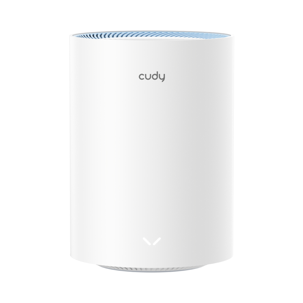Cudy M1200 (1-pack) AC1200 Dual Band Whole Home Wi-Fi Mesh System - 867Mbps on 5GHz and 300Mbps on 2.4GHz - 2 Internal Antennas - White. 