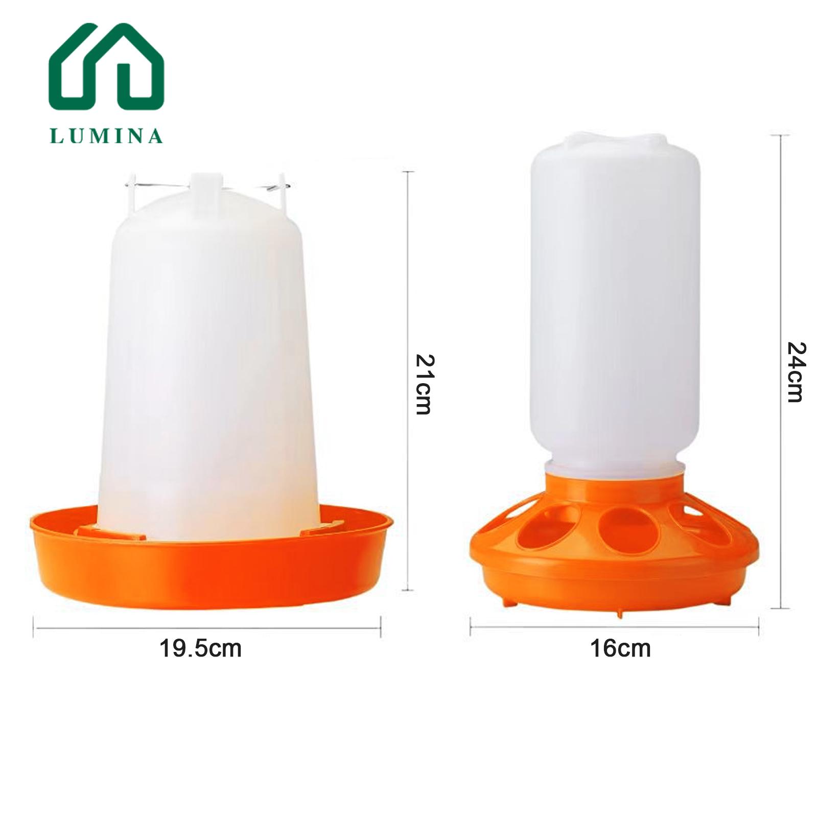 Lumina Foldable Chicken Feeder Legs Foldable Legs Chicken Feeder Waterer Large Capacity Poultry Farm Yard Poultry Feeder. 