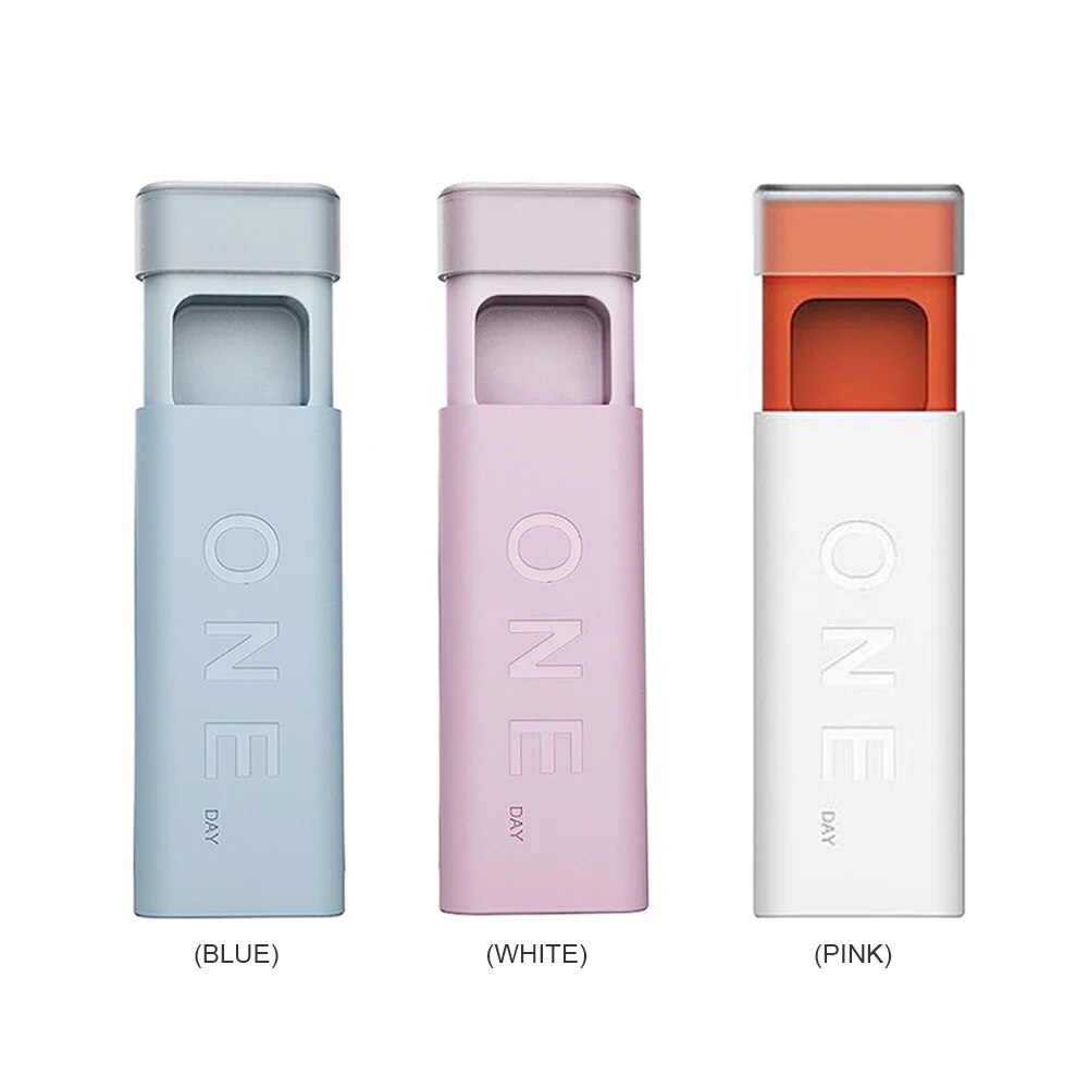 3 Grids Pill Tablet Dispenser Box Portable Plastic Travel Medicine Holder Organizer Chewing Gum Storage Case Container. 