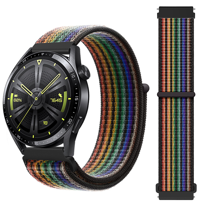 Canvas Nylon Strap 22mm / 20mm Wristband For Huawei Watch GT2E Smart Watch Band  For Huawei Watch GT 2e and all kind of Smart watches Universal strap. 