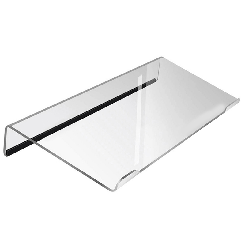 1 Pcs Acrylic Keyboard Riser Tilt for Desktop Ergonomic Keyboard Holder for Office Home School