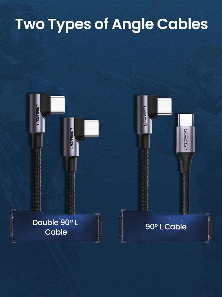 【60W Type C-C】UGREEN USB Type-C to USB C PD 60W Cable for Samsung Galaxy S24 23 Note10 Fast Charger Cable for Macbook Pro Support Quick Charge 4.0 USB Cord. 