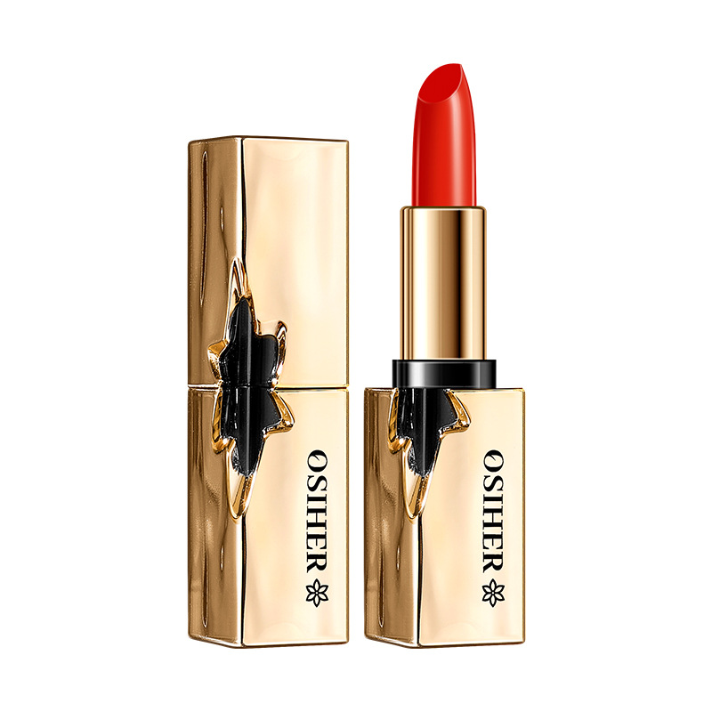 Osher soft mist velvet flower core lipstick is waterproof and not easy to fade, whitening lipstick, student makeup, one piece of makeup. 