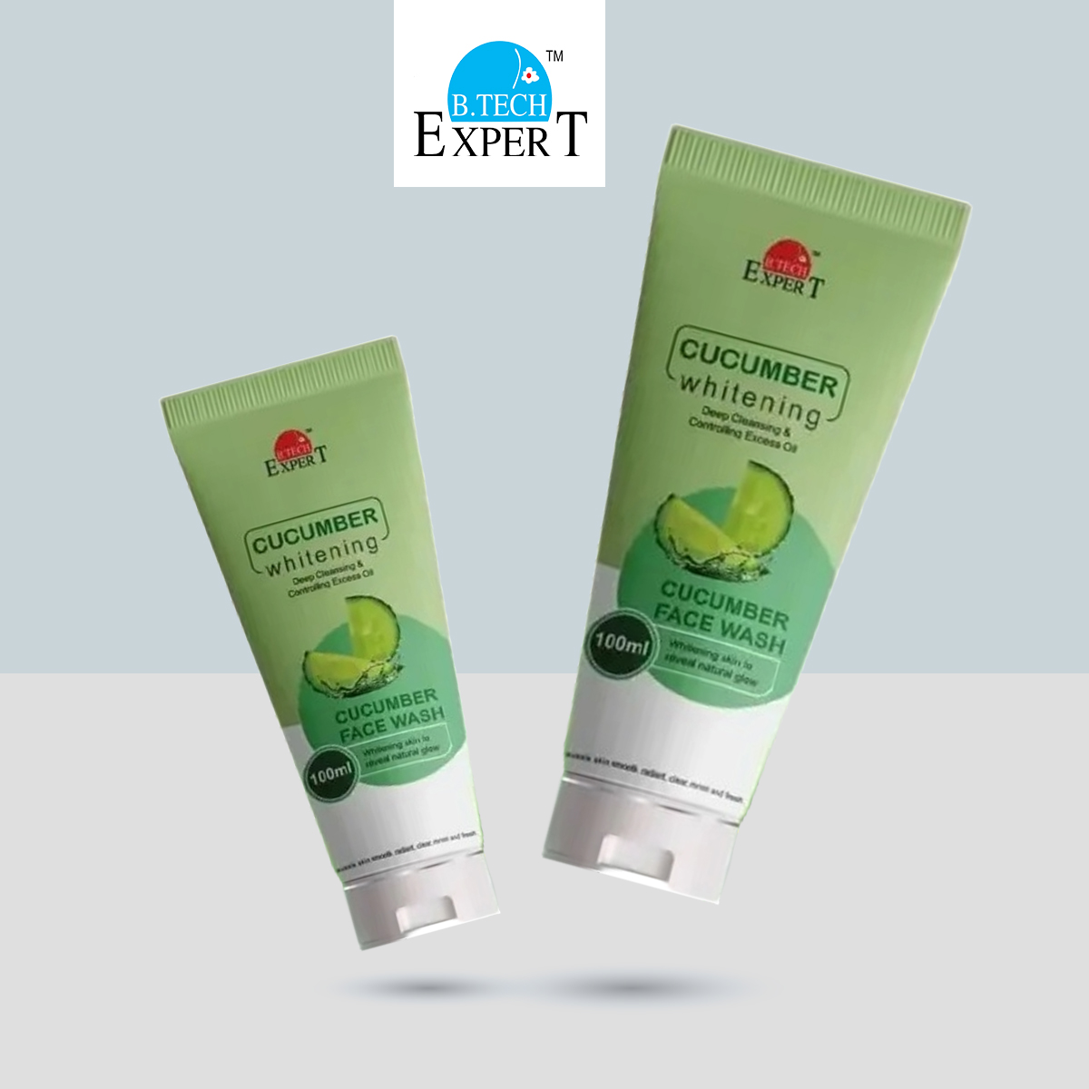 Cucumber Whitening Face Wash 100 ml / Cucumber Extract. 