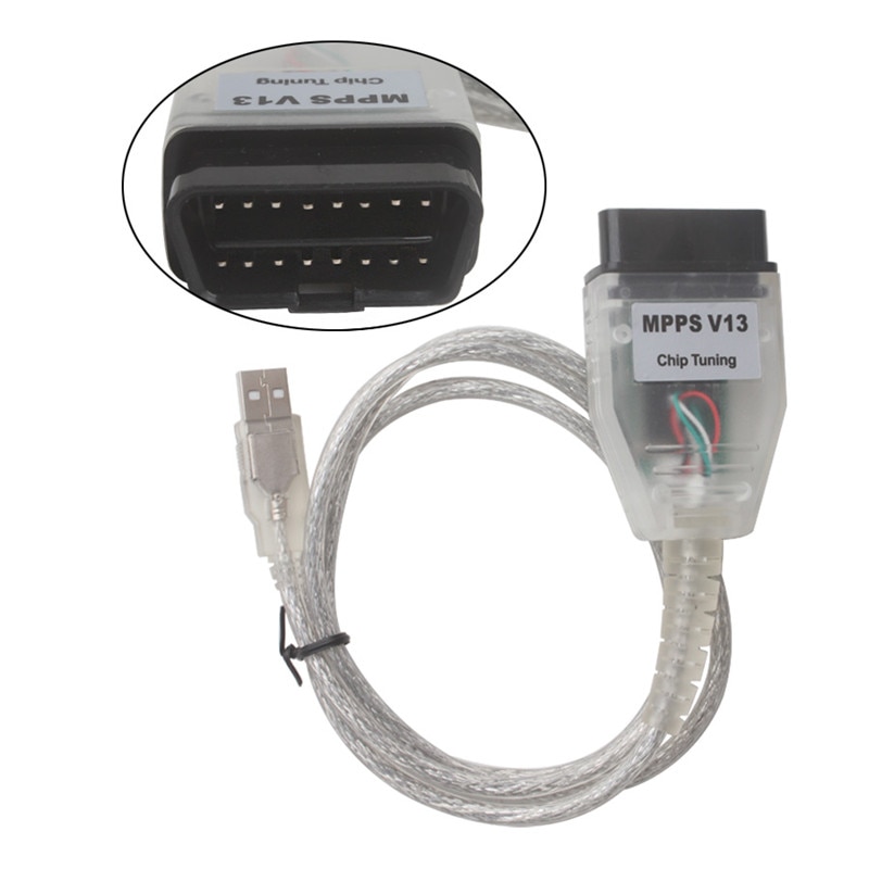 Best MPPS V13 K CAN Flasher Chip Tuning ECU Programmer Remap OBD2 OBDII Diagnostic USB Interface MPPS V13. 