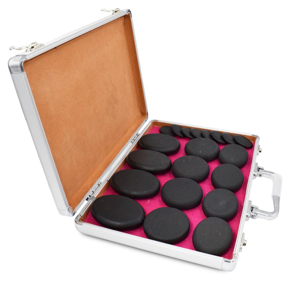 20pcs/set lava Natural  sage stones sage stone  spa rock bas stone with heater box  110-240V