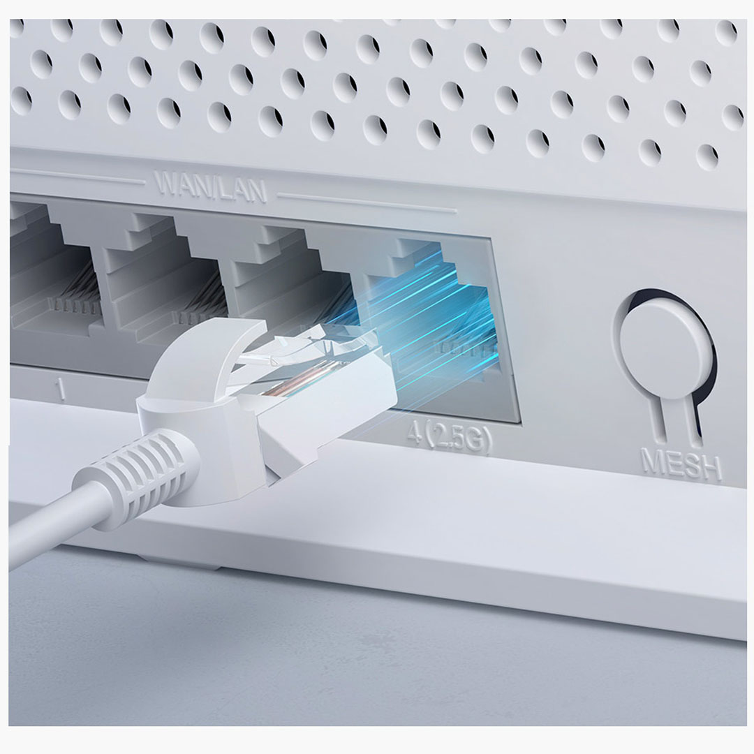 Xiaomi Router BE5000 WiFi 7 5011Mbps 2.5G Network Port 512MB Memory 2.4/5GHz Dual Broadband Access Network Security Protection. 