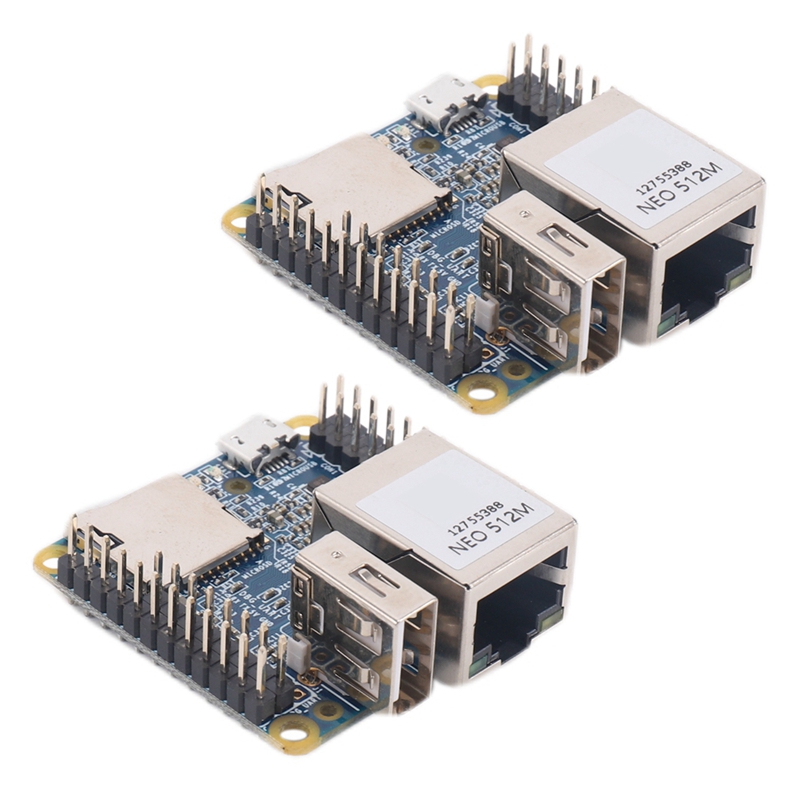 2X NanoPi NEO Open Source Allwinner H3 Development Board Super for Raspberry Pie Quad-Core Cortex-A7 DDR3. 