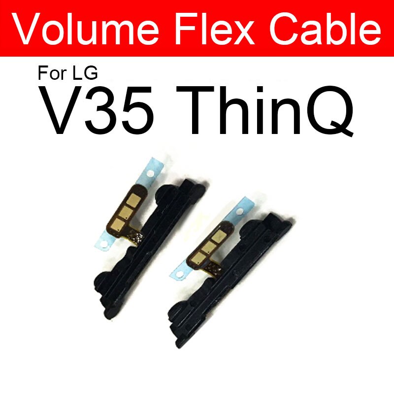 Up Down Volume Power Side Button Flex Cable For LG V10 V20 V30 V35 V40 V50 V50S Power On Off Control Volume Flex Ribbon. 