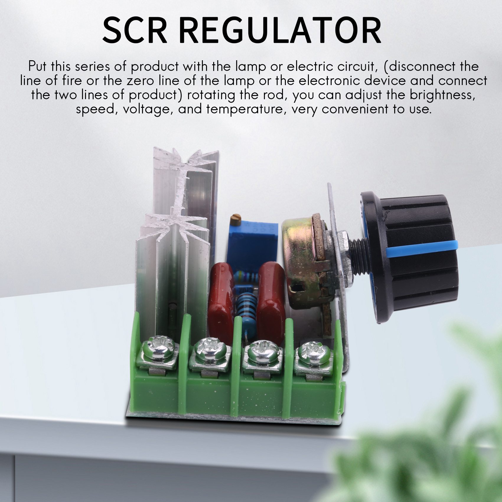 regulator of Voltage controller speed dimmer SCR 2000W AC 220V. 