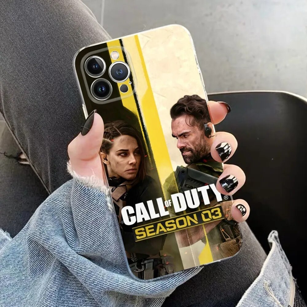 Call Of Duty Phone Case For IPhone 15 8 7 6 6S Plus X SE 2020 XR XS 14 11 12 13 Mini Pro Max Mobile Case. 