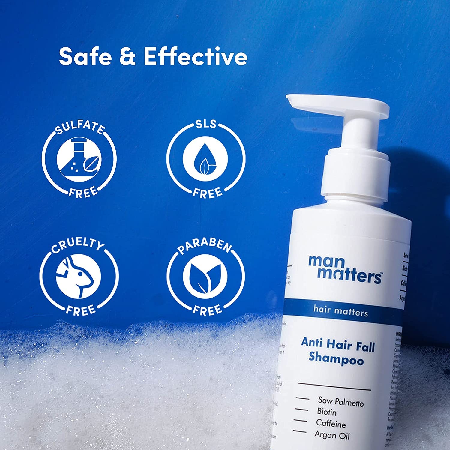 Man Matters Double Dht Blocking Anti Hair Fall Shampoo-200 ml. 