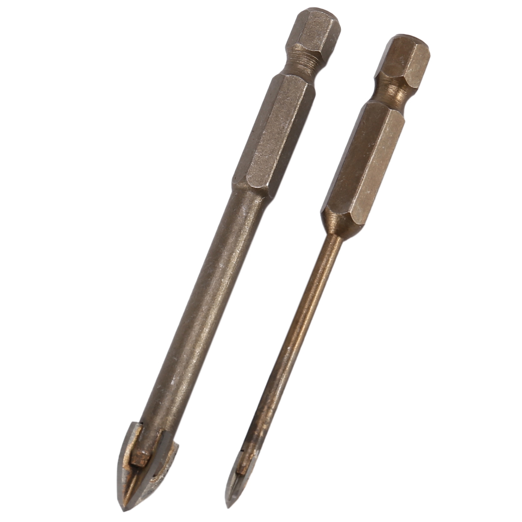 Efficient Universal Drilling Tool, Multifunctional Triple-Cornered Cross Alloy Drill Bit Set. 
