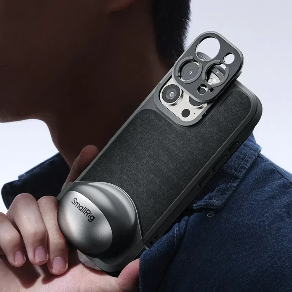 Smallrig FilMov Photography Case Kit with T-mount Lens Backplate 17mm Lens Mount 67mm Filter Adapter for iPhone 16 Pro Max﻿. 