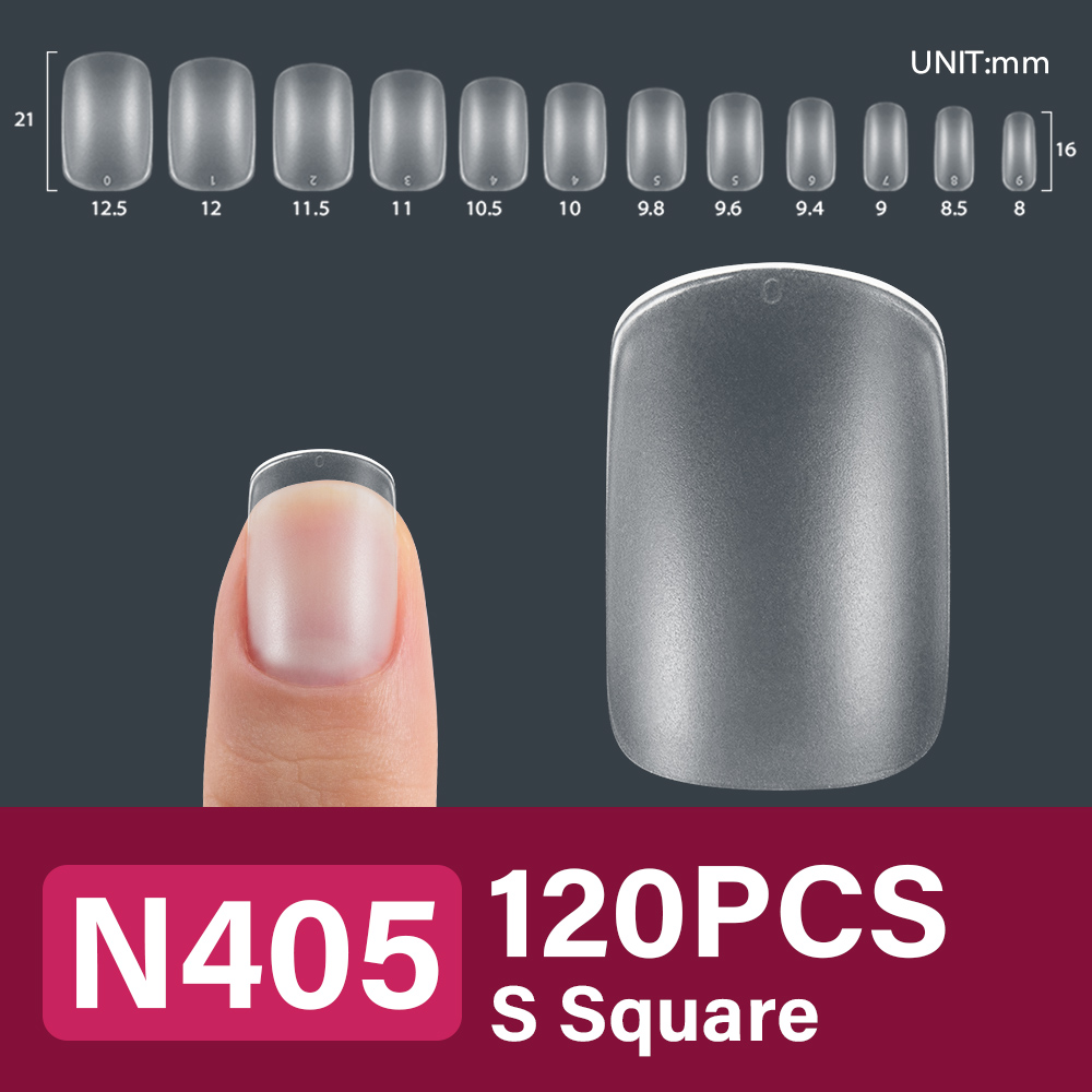 FILI Artificial Nail XS/S/M/L Short Press On Nails Gel Tips Almond Coffin Square Nails Extension System Acrylic Gel X Tip. 