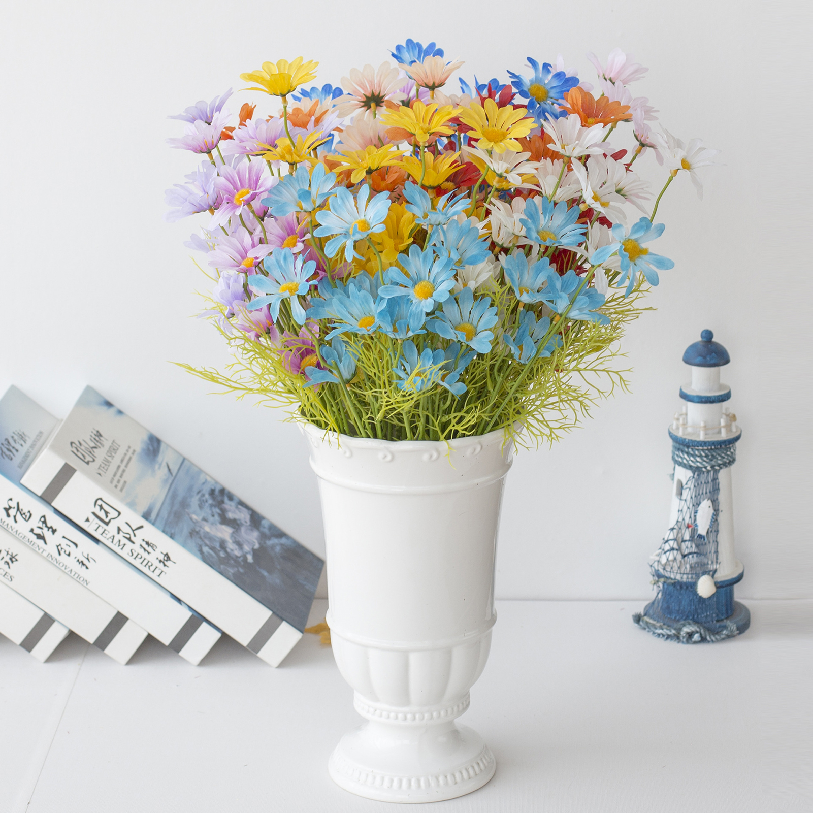 HelloWorld Artificial Flower Eco-Friendly le Top Imitation Bouquet. 