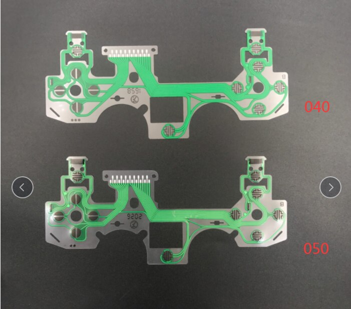 10PCS V4 V5 Conductive Sheet Film Internal For PS4 Slim Pro Controller For Dualshock 4 040 055 Ribbon Flex Film Cable. 