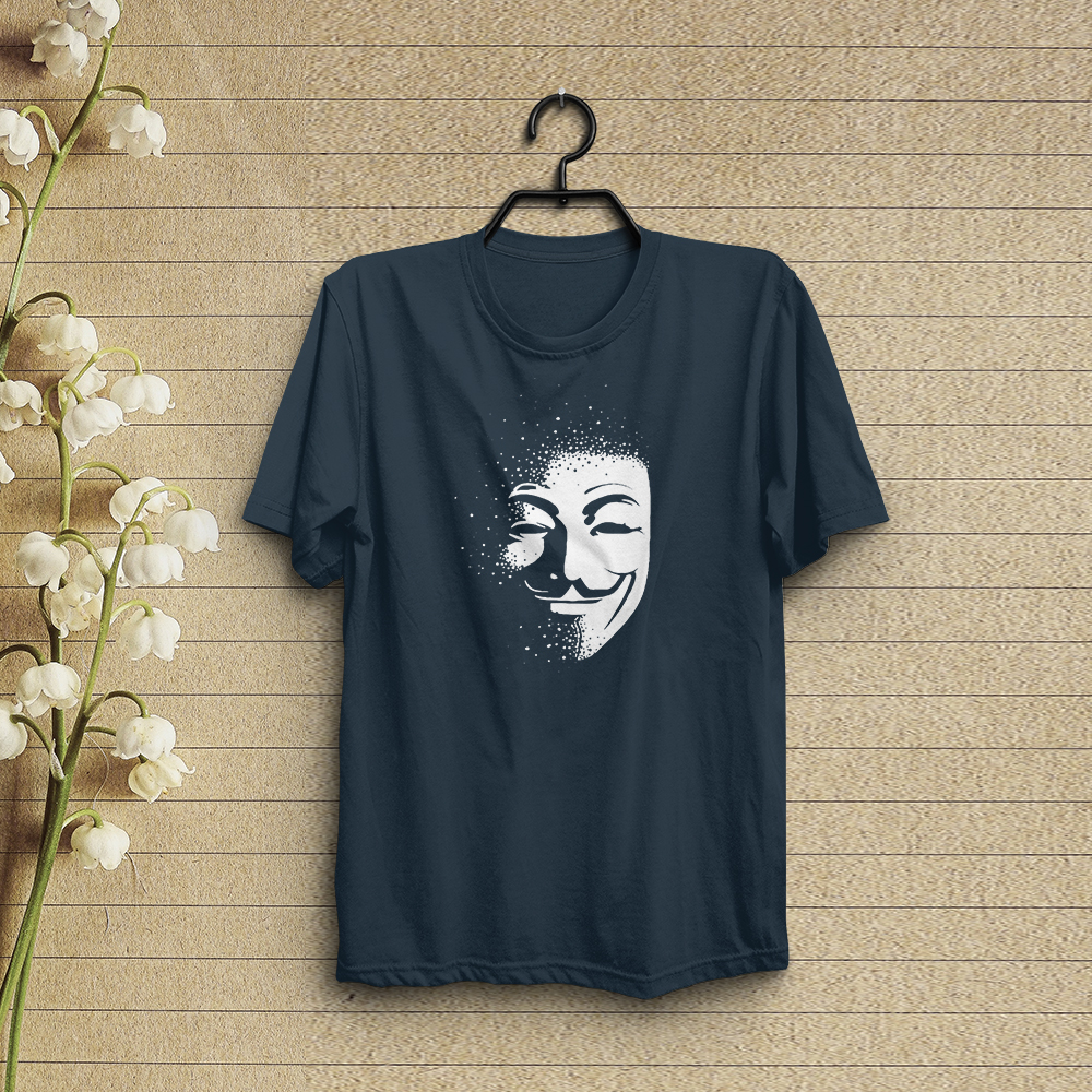 Hacker  // Printed Casual T-Shirt//T-Shirt. 