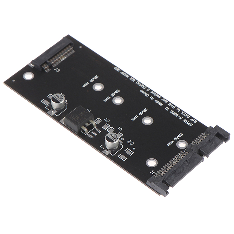1pcs M.2 NVME SSD Convert Adapter Card NVME/AHCI SSD Upgraded Kit For SATA Revision I/II/III (1.5/3.0/6.0 Gbps). 
