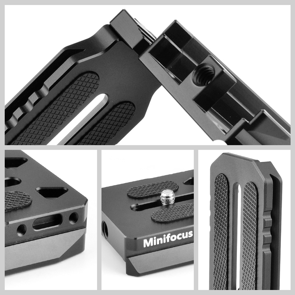 Minifocus Vertical Bracket Mounting L Plate For Zhiyun Weebill Lab Weebill S Crane 2 3 Gimbal Stabilizer Quick Release Plate. 