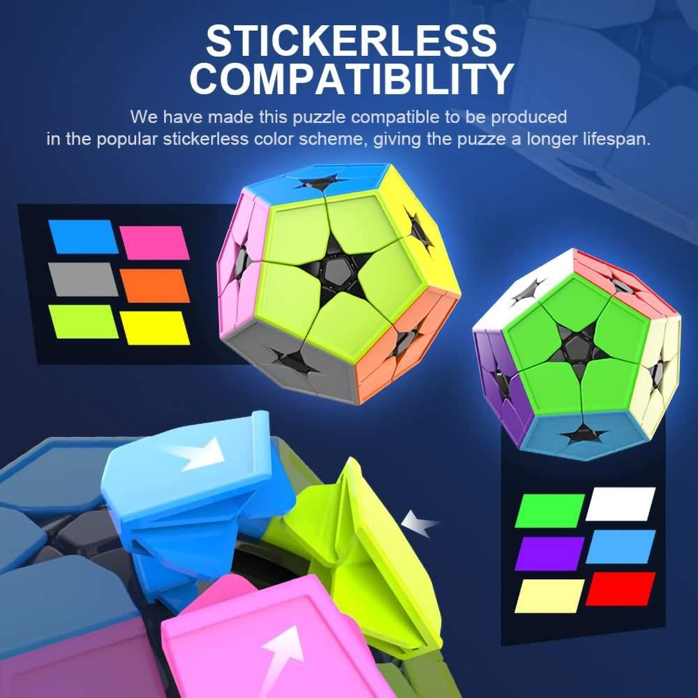 MoYu MoFang JiaoShi Meilong 2x2 Megaminx Dodecahedron Cube Cubing Classroom Meilong Kibiminx Smooth Twist Puzzle Cube Special. 