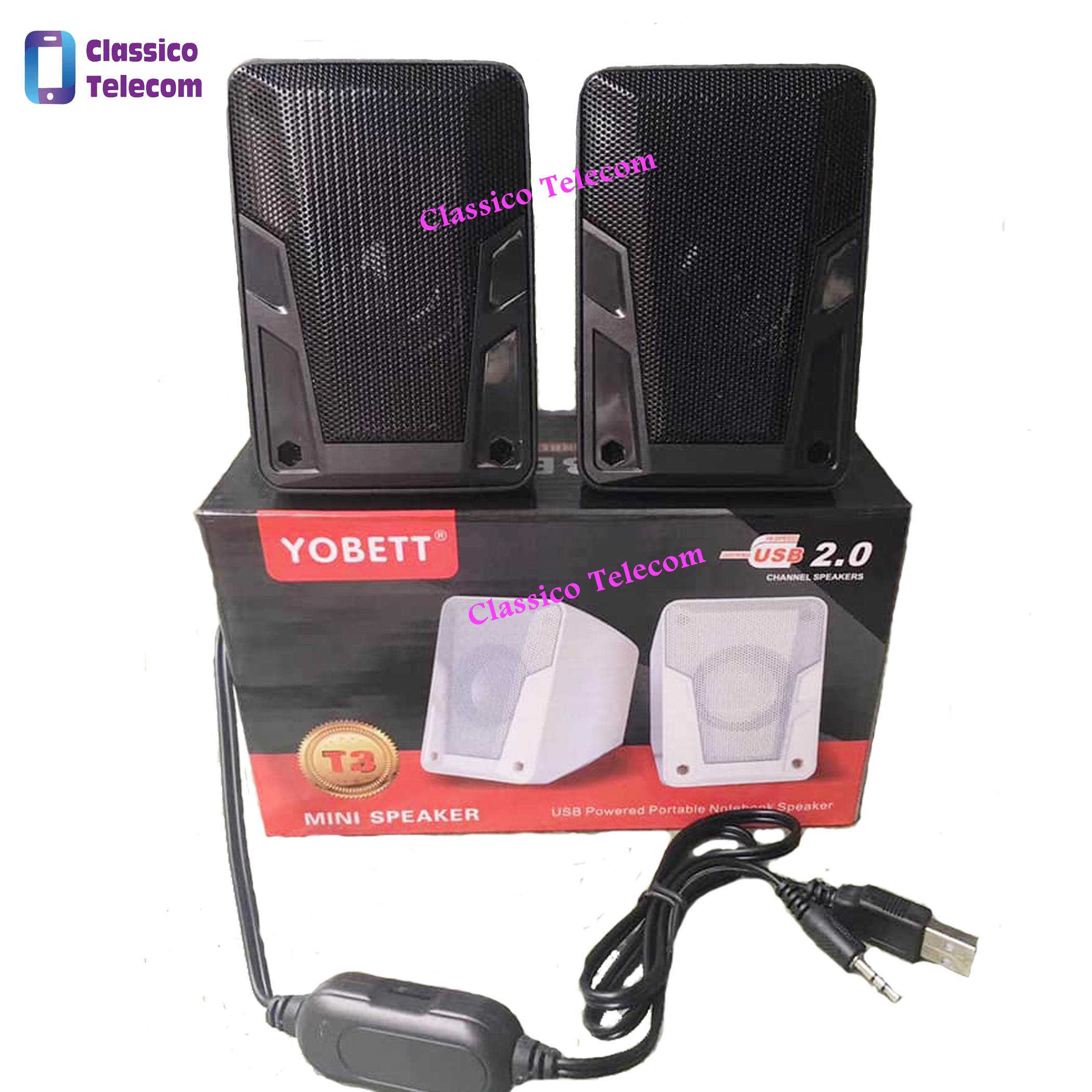 Yobett T3 Multimedia Usb Powered Portable Notebook / Computer Mini Speaker, Usb 2.0 - Bluetooth Speaker - Bluetooth Speaker. 