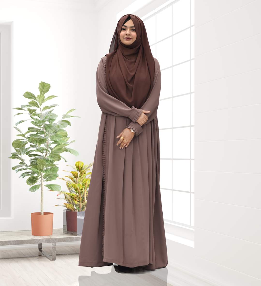Borkha Elegance with Abaya Irani Stylish Party Borkha - A Hijab Fashion Collection Featuring Fashionable Khimar Lycra Borkha Without Hijabs.