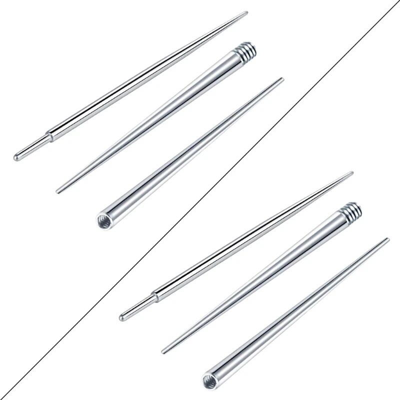 3Pcs Versatile Piercing Assistant Tool for Ear Tongue Body Insertion Taper Set Drop shipping