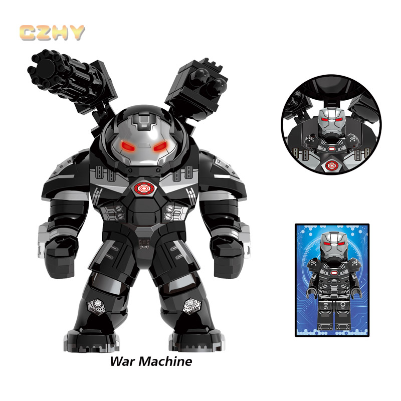 READY STOCK  Big Size Hulkbuster Large Hulk Thanos Minifigure Venom Spiderman Building Blocks Toys. 