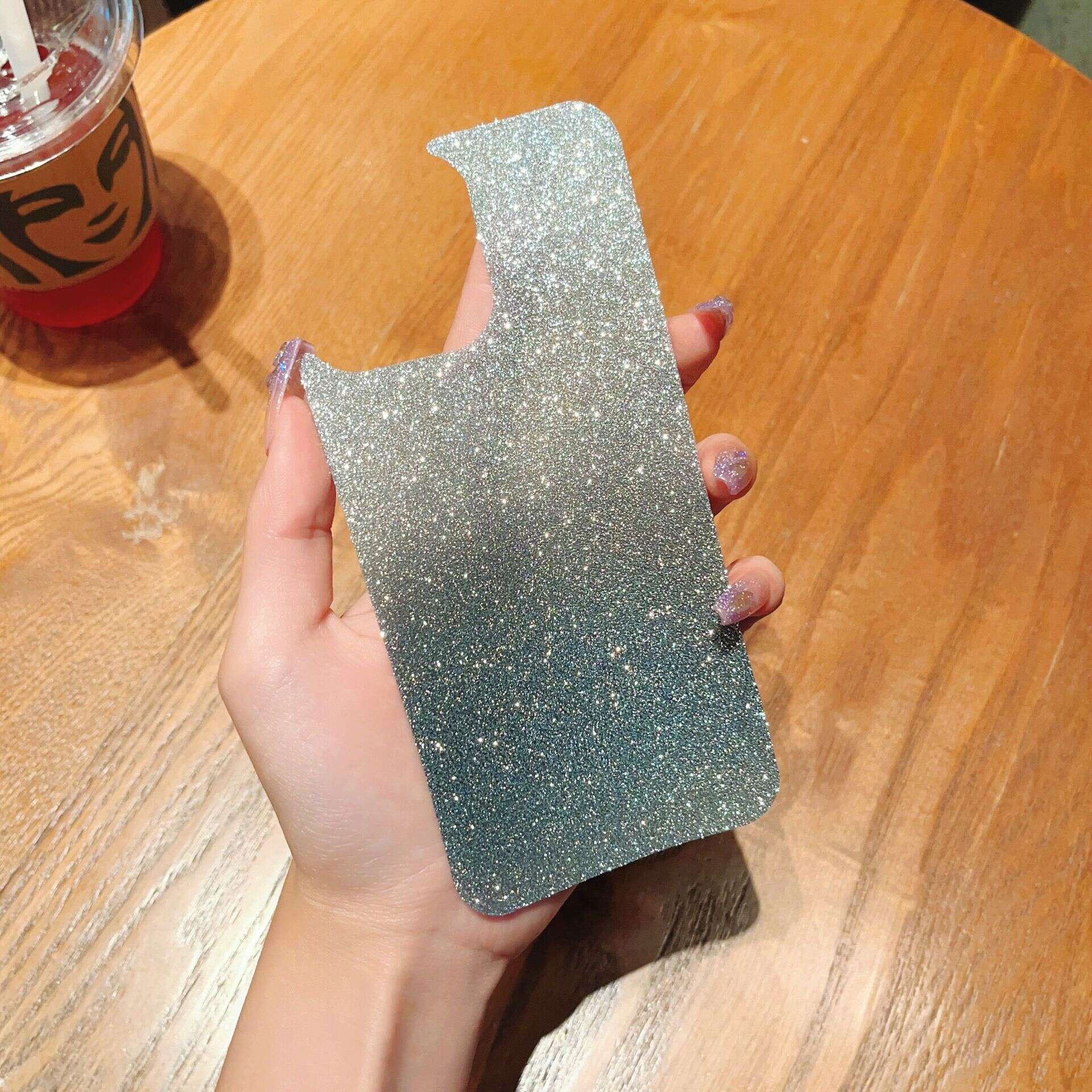 Suitable for Xiaomi 13 Back Gradient Flash Pink Red Rice NOTE 12 Phone Case K60 Supreme Colorful Card Paper Shell Pattern. 