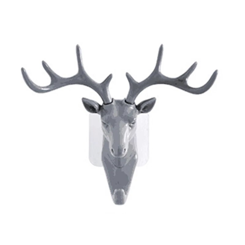 Antler American Style Home Decoration Hook Wall Shelving Wall Hanging Creative Wall Personality Deer Head Wall Key Holder