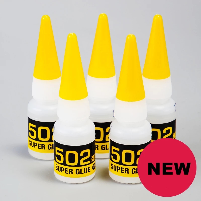 1/3/5Pcs Instant Quick-drying Cyanoacrylate Adhesive Strong Bond Fast Leather Rubber Metal 8g Office Supplies 502 Super Glue